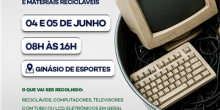 Nova Andradina realiza Drive Thru de descarte de eletrônicos e recicláveis