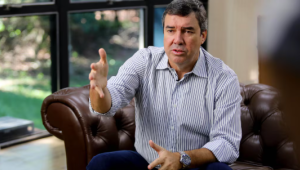 Eduardo Riedel articula megacoligação para dominar tempo de TV e rádio